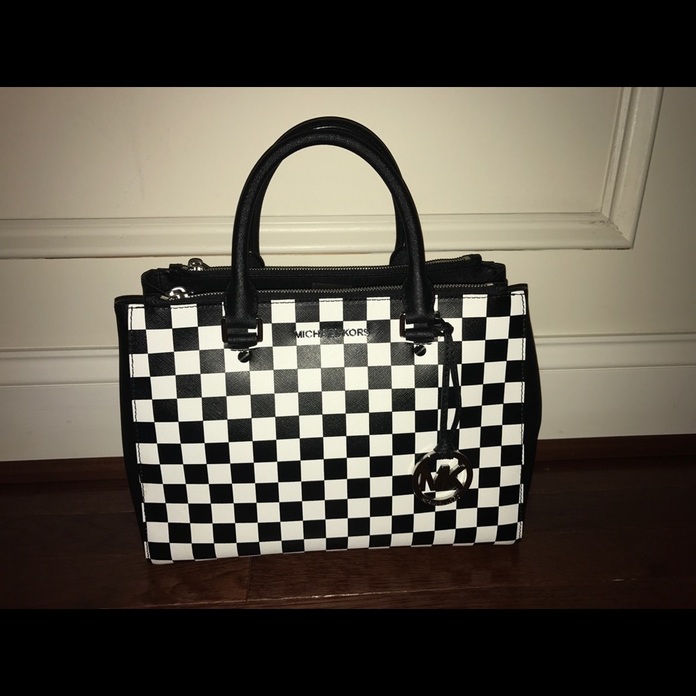 Checkered Michael Kors purse